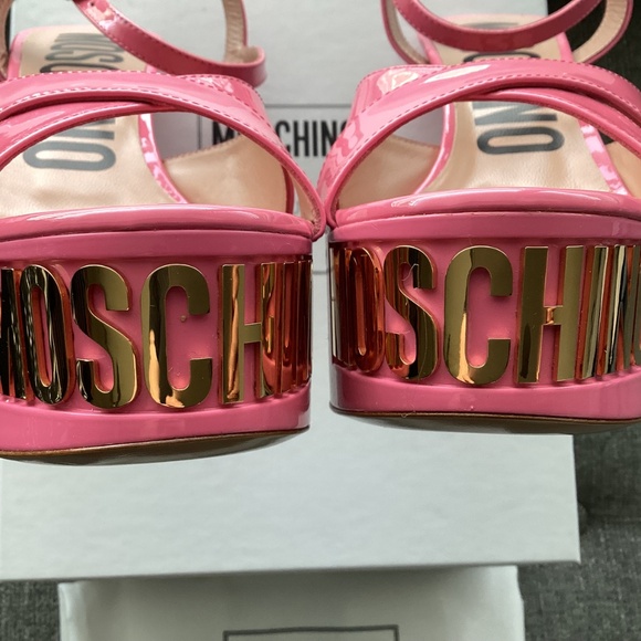 Moschino Logo Sole Platform Sandal (Women) 8US / 38EU - Picture 6 of 14
